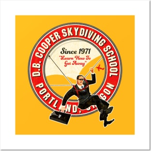 DB Cooper Skydiving School Posters and Art